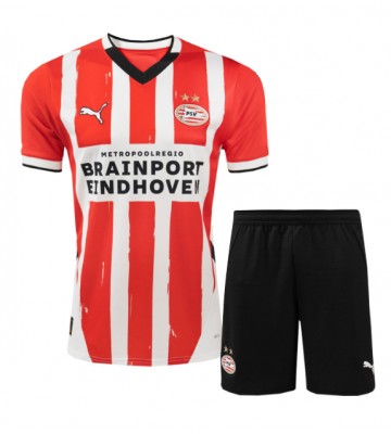 PSV Eindhoven Hemmakläder Barn 2024-25 Kortärmad (+ Korta byxor)